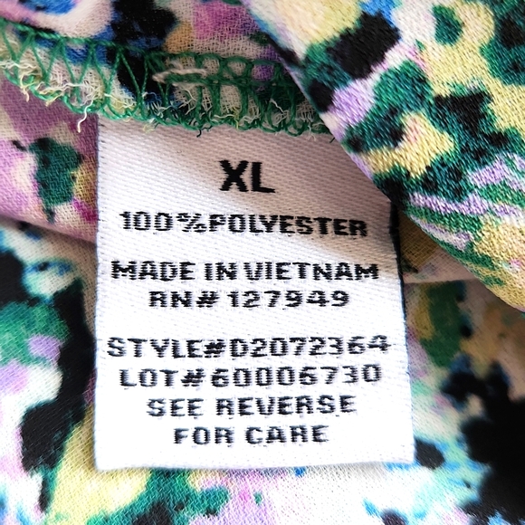 Emma & Michelle~ Beautiful Floral Dress Size XL - Picture 9 of 10